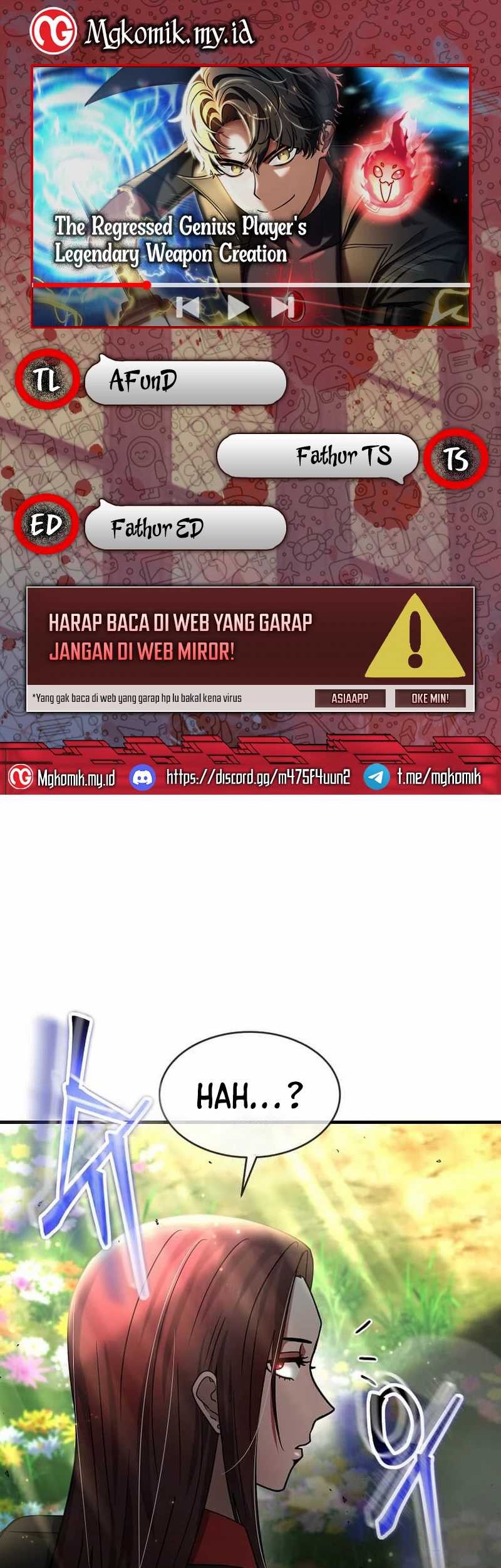 Baca Komik The Regressed Genius Player’s Legendary Weapon Creation Chapter 35 Gambar 1