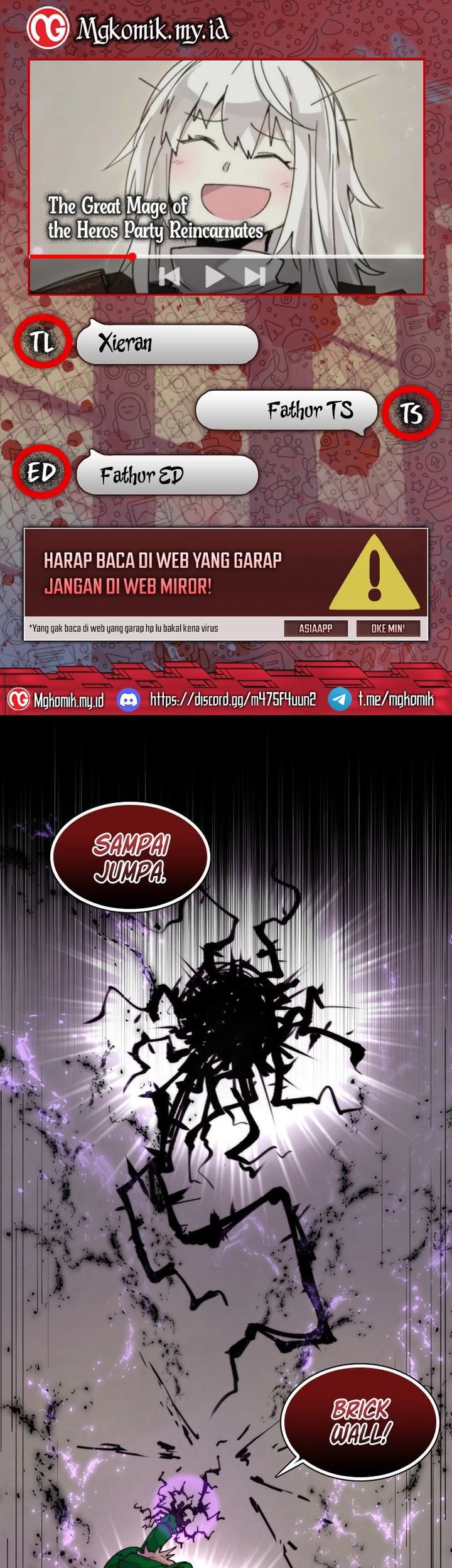 Baca Komik The Rebirth of the Hero’s Party’s Archmage Chapter 77 Gambar 1