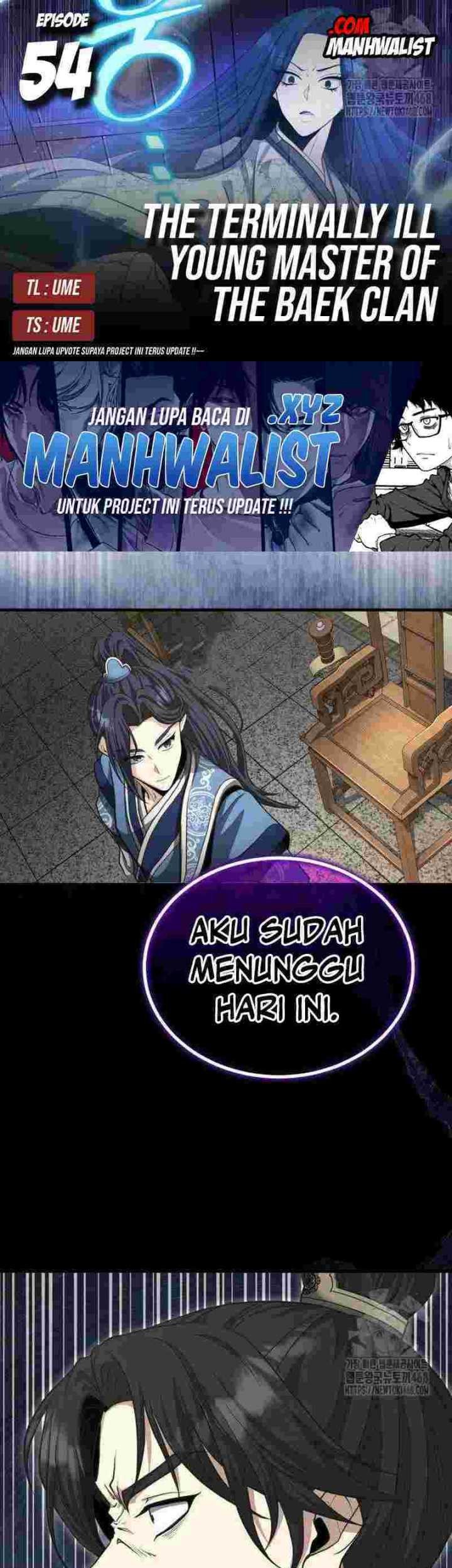 Baca Komik The Terminally Ill Young Master of the Baek Clan Chapter 54 Gambar 1