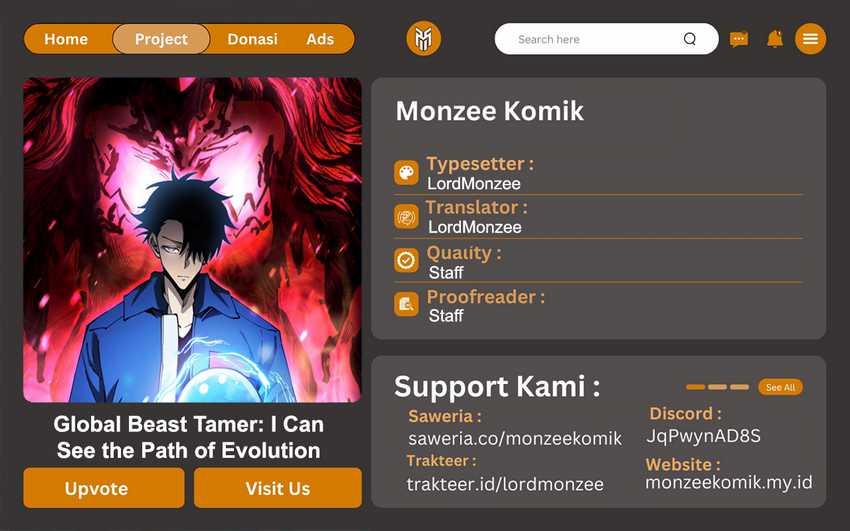 Baca Komik Global Beast Tamer: I Can See the Path of Evolution Chapter 01 Gambar 1