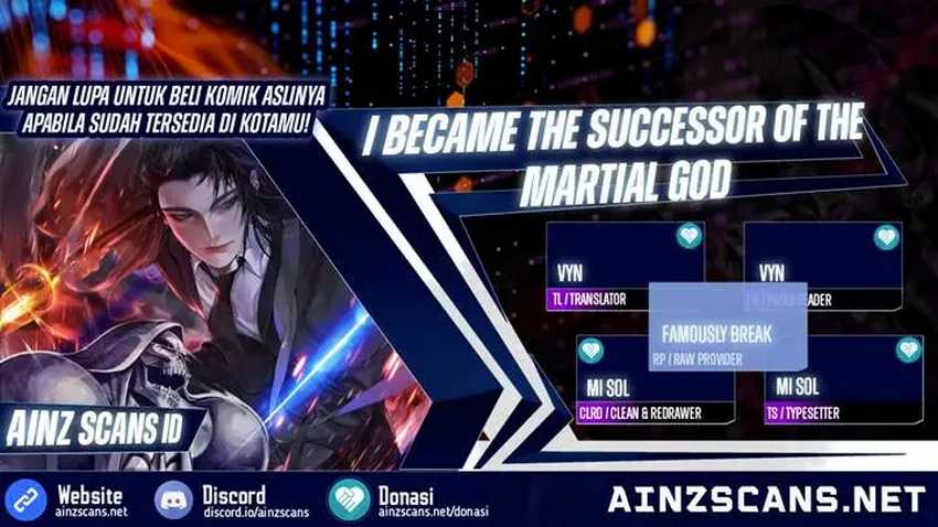 Baca Komik I Became the Successor of the Martial God Chapter 03 Gambar 1