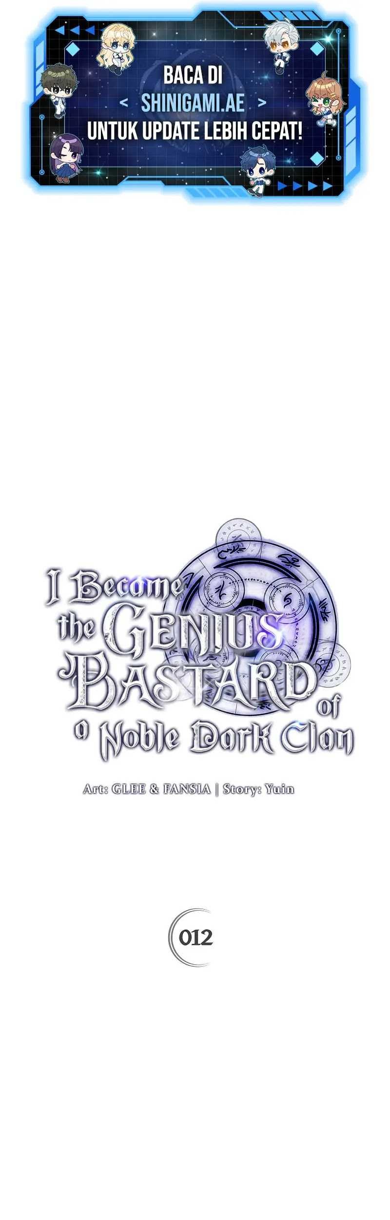 Baca Manhwa I Became The Genius Bastard Of A Noble Dark Clan Chapter 12 Gambar 2