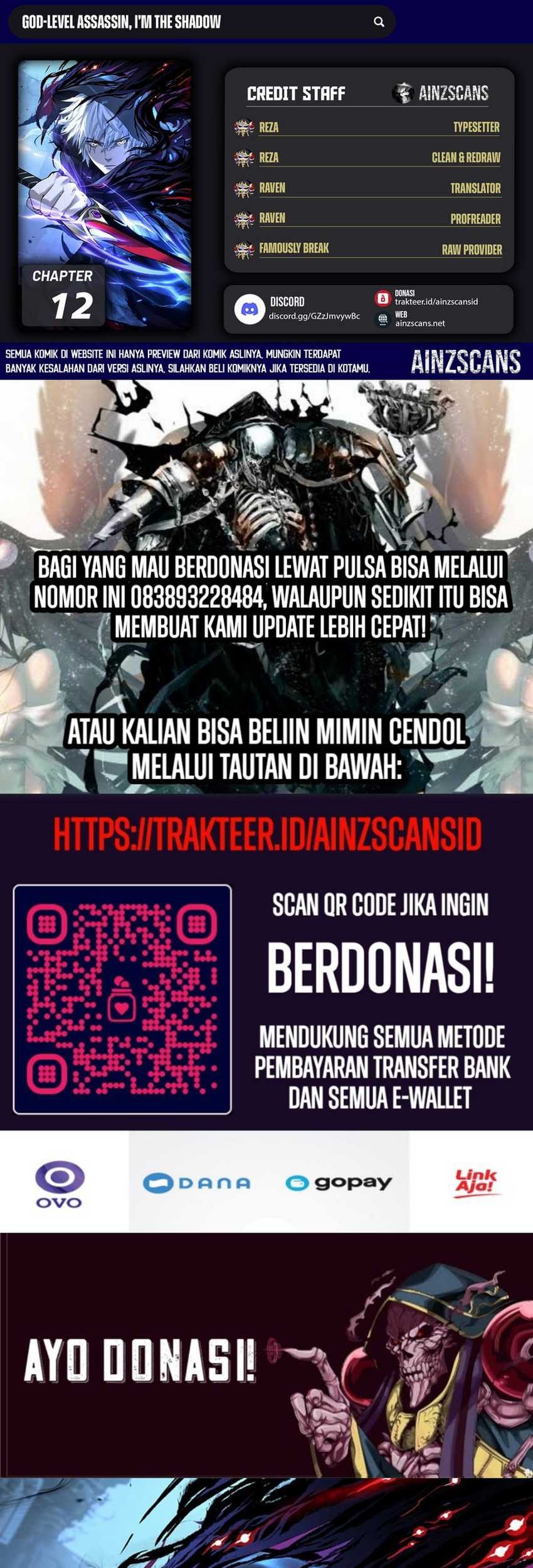 Komik God-level Assassin, I’m the Shadow Chapter 12 gambar nomor 1