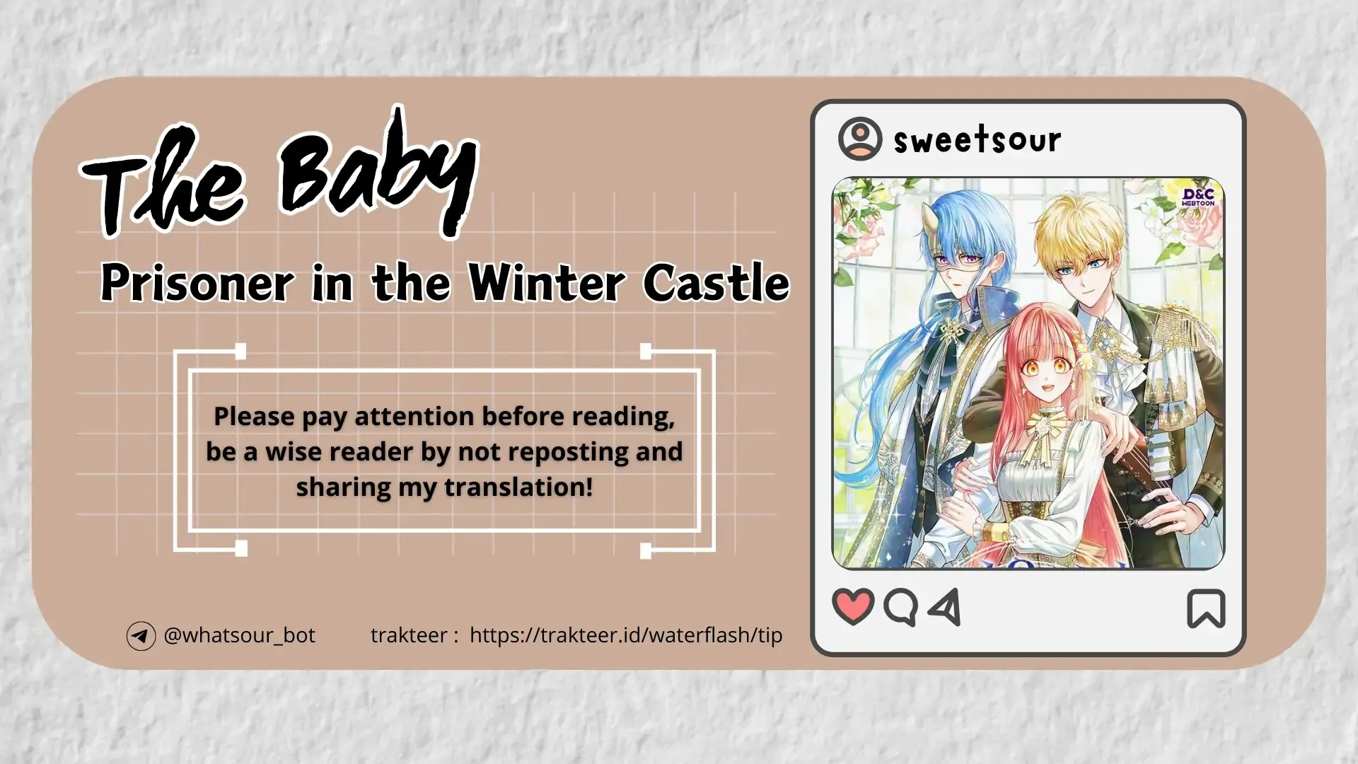 Baca Komik Baby Prisoner of Winter Castle Chapter 58 Gambar 1