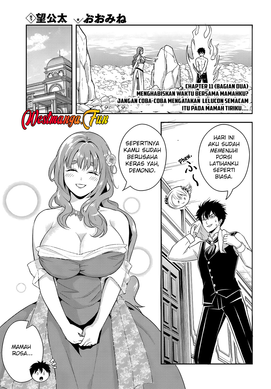 Baca Manga Sono Akuyaku Kizoku, Mama Heroine ga Suki Sugiru ~Shinshi na Doryoku de Saikyou to Nari Fuguu na Oshi Chara Tasukemakuru~ Chapter 11.2 Gambar 2