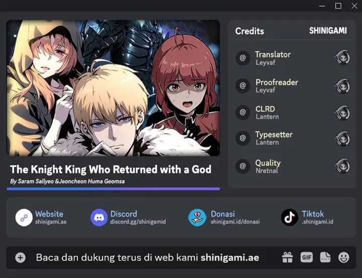 Baca Komik The Knight King Who Returned with a God Chapter 108 Gambar 1