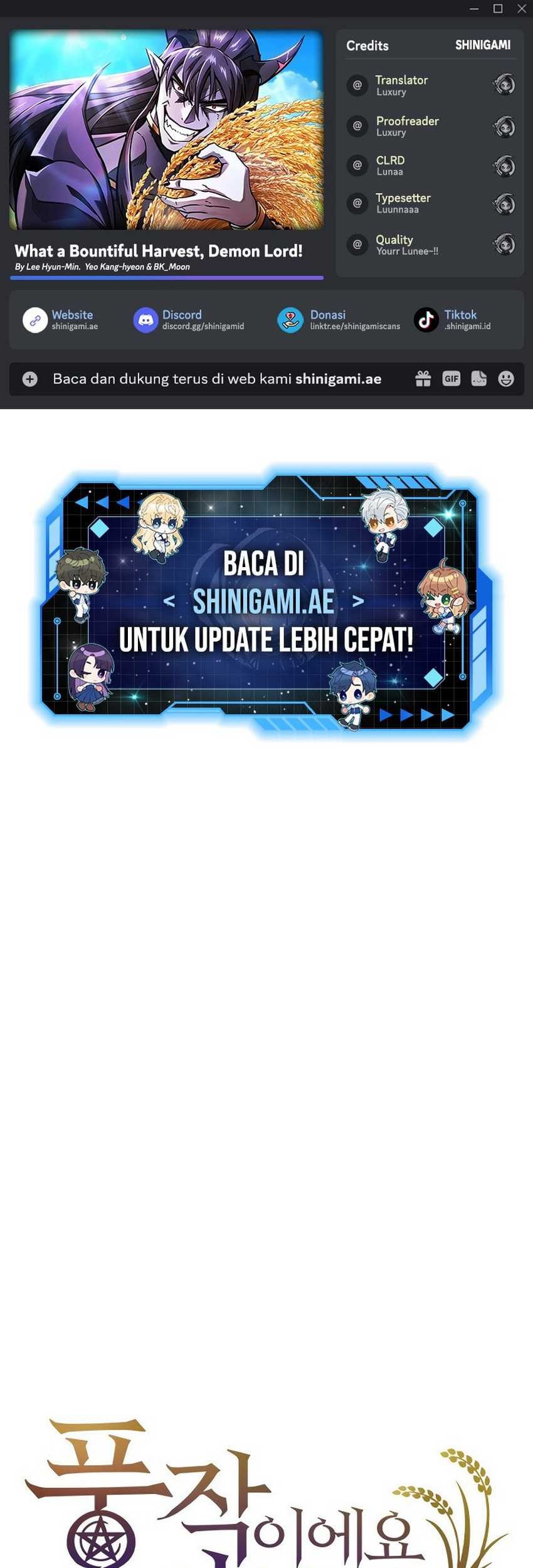 Baca Manhwa What A Bountiful Harvest, Demon Lord! Chapter 02 Gambar 2