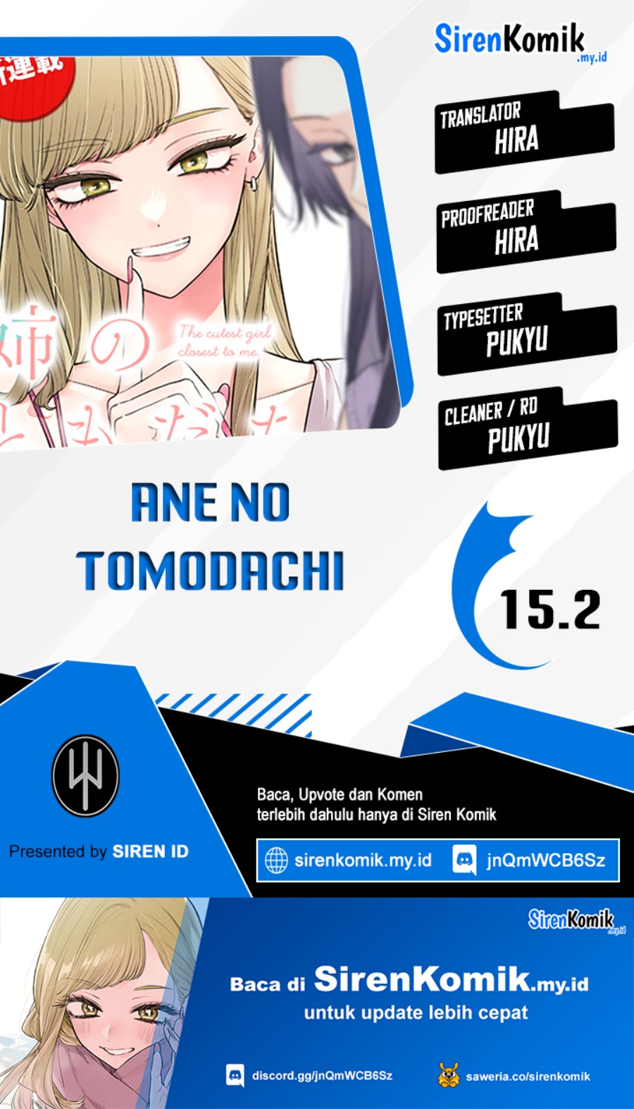 Baca Komik Ane no Tomodachi Chapter 15.2 Gambar 1
