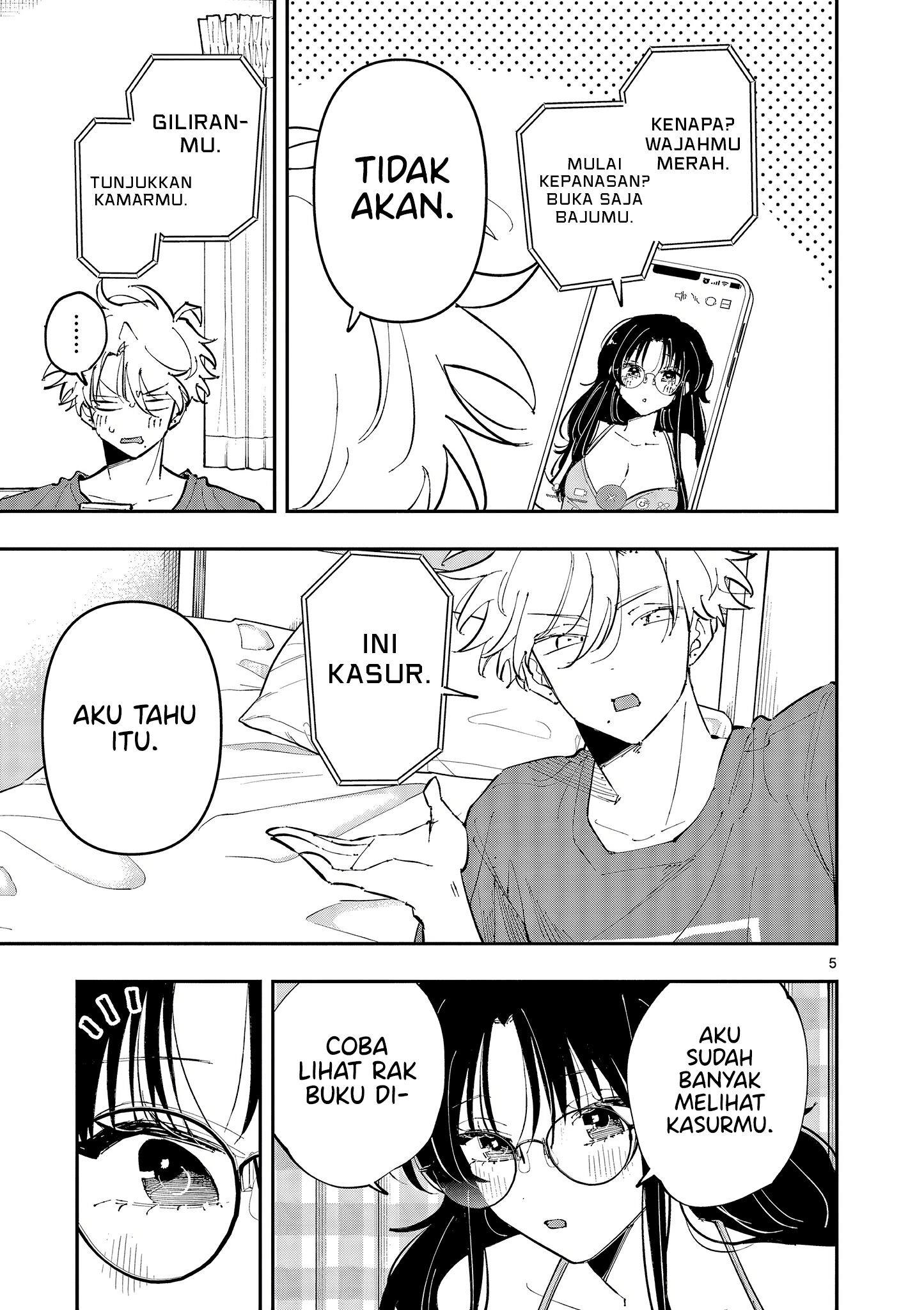 Komik Tonari no Seki no Yatsu ga Souiu Me de Mitekuru - Chapter Chapter 46 - Halaman 5