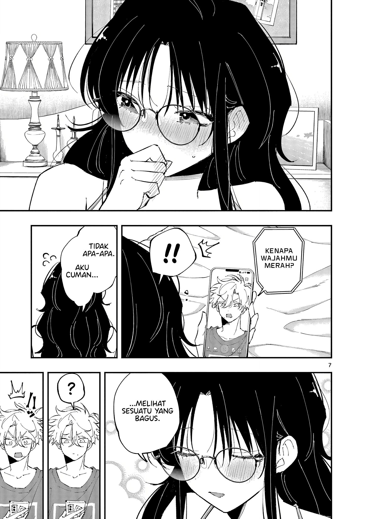 Komik Tonari no Seki no Yatsu ga Souiu Me de Mitekuru - Chapter Chapter 46 - Halaman 7