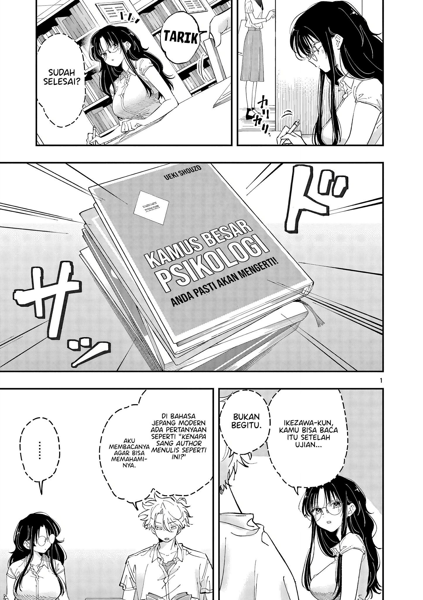 Baca Komik Tonari no Seki no Yatsu ga Souiu Me de Mitekuru Chapter 38 Gambar 1