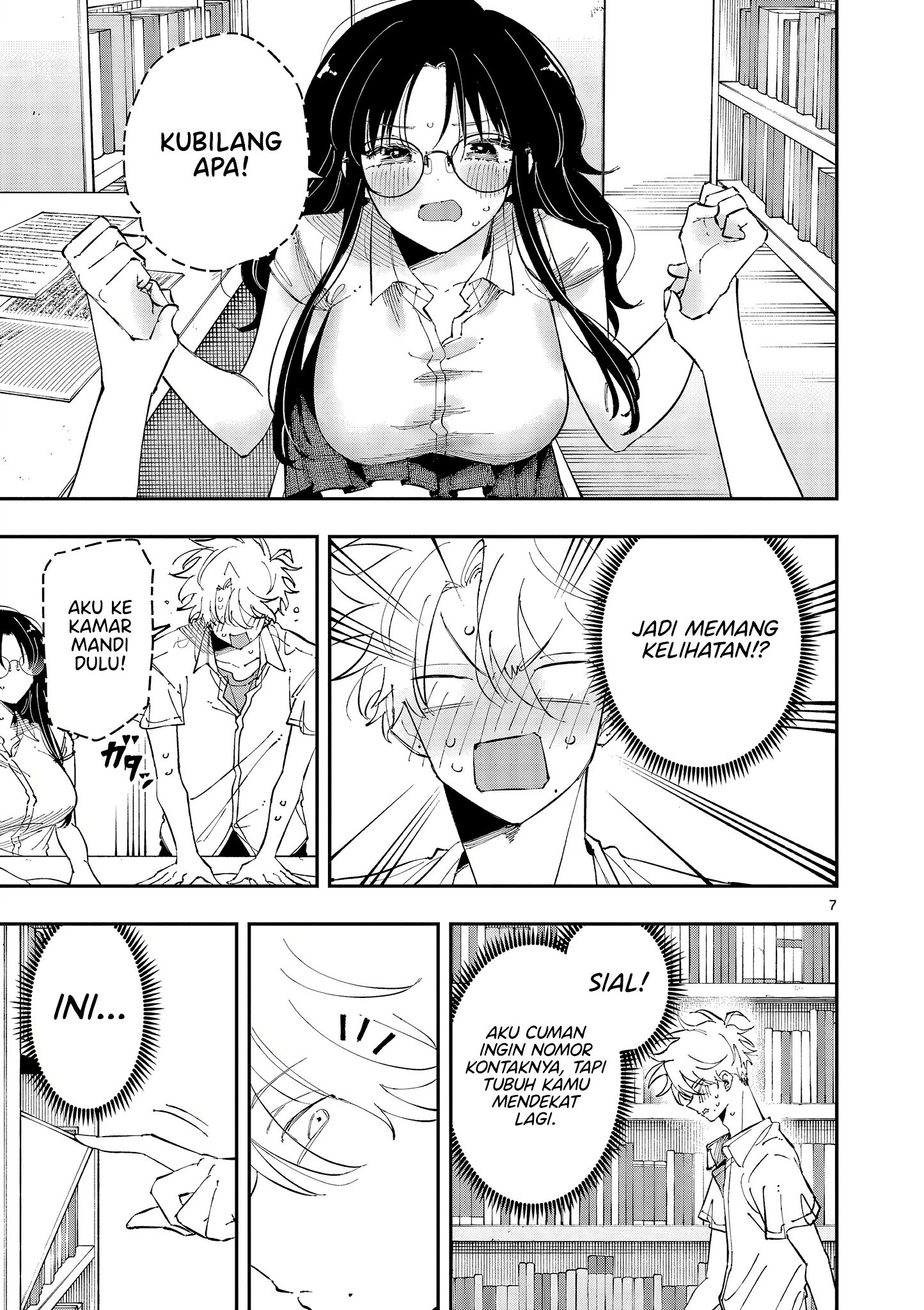 Komik Tonari no Seki no Yatsu ga Souiu Me de Mitekuru - Chapter Chapter 37 - Halaman 7