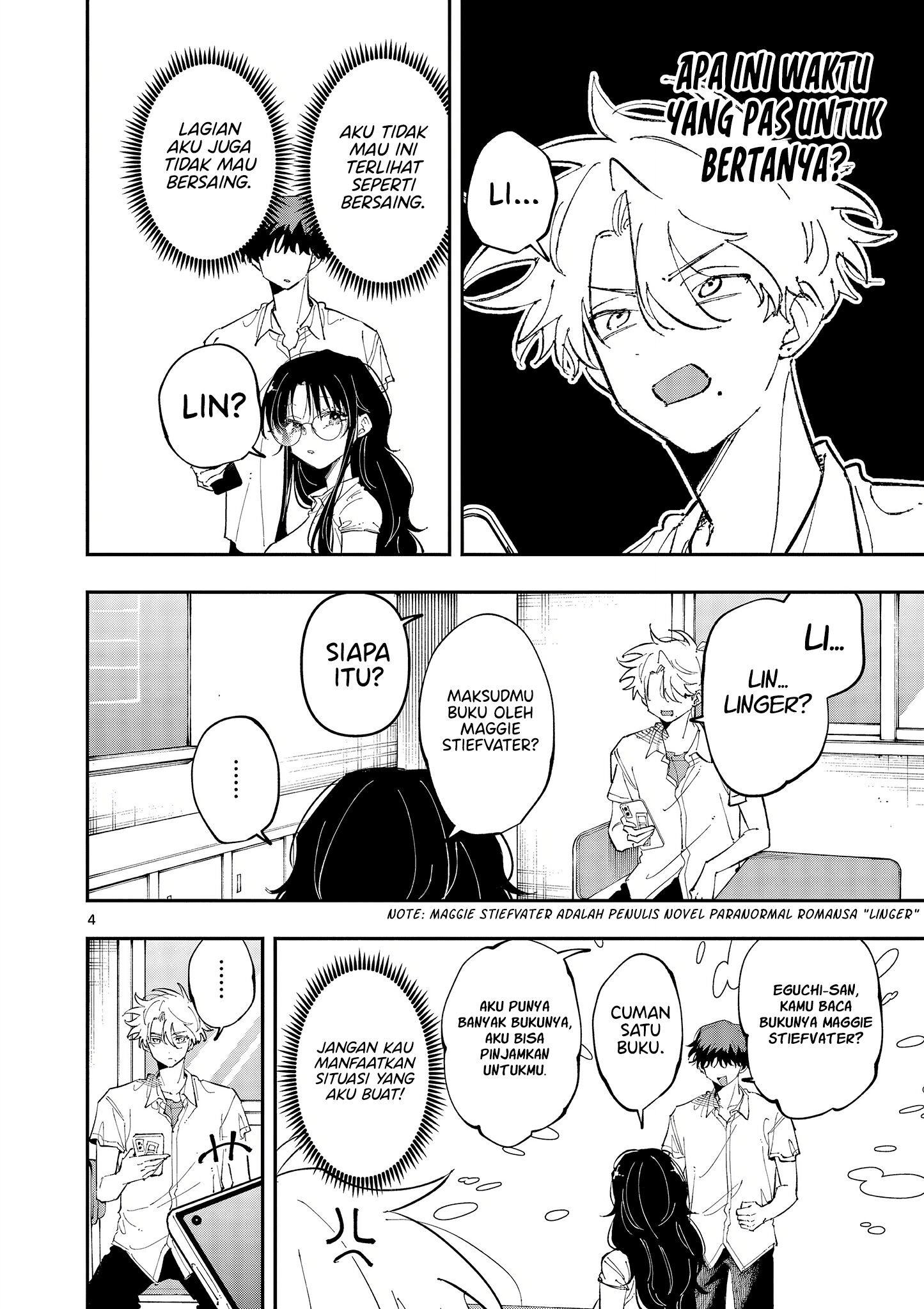 Komik Tonari no Seki no Yatsu ga Souiu Me de Mitekuru - Chapter Chapter 35 - Halaman 4