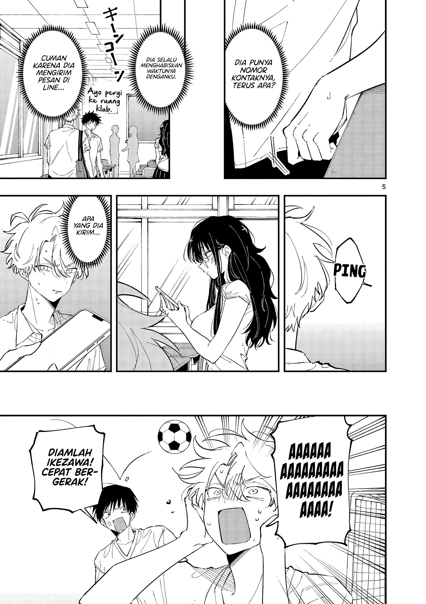 Komik Tonari no Seki no Yatsu ga Souiu Me de Mitekuru - Chapter Chapter 35 - Halaman 5