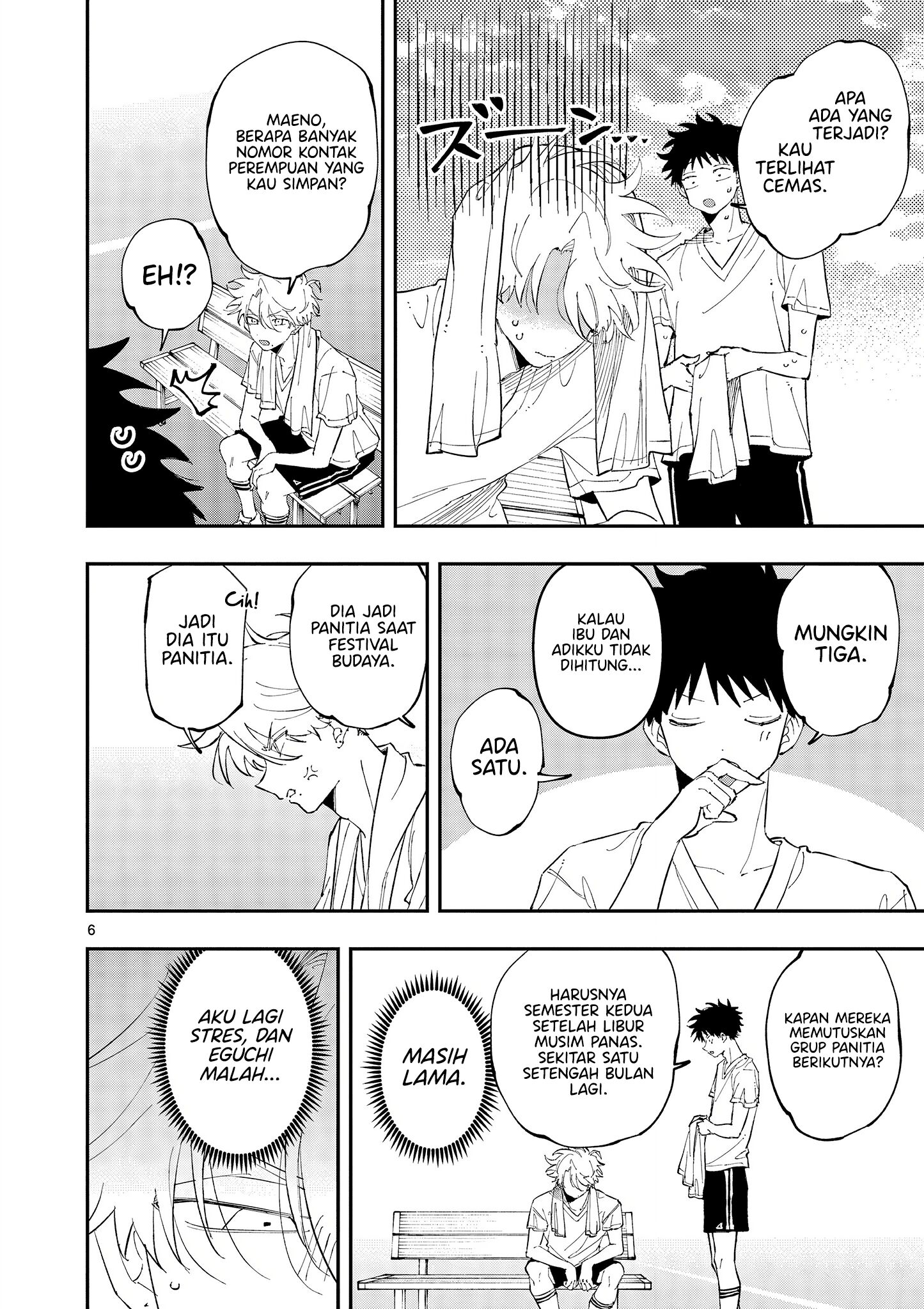 Komik Tonari no Seki no Yatsu ga Souiu Me de Mitekuru - Chapter Chapter 35 - Halaman 6