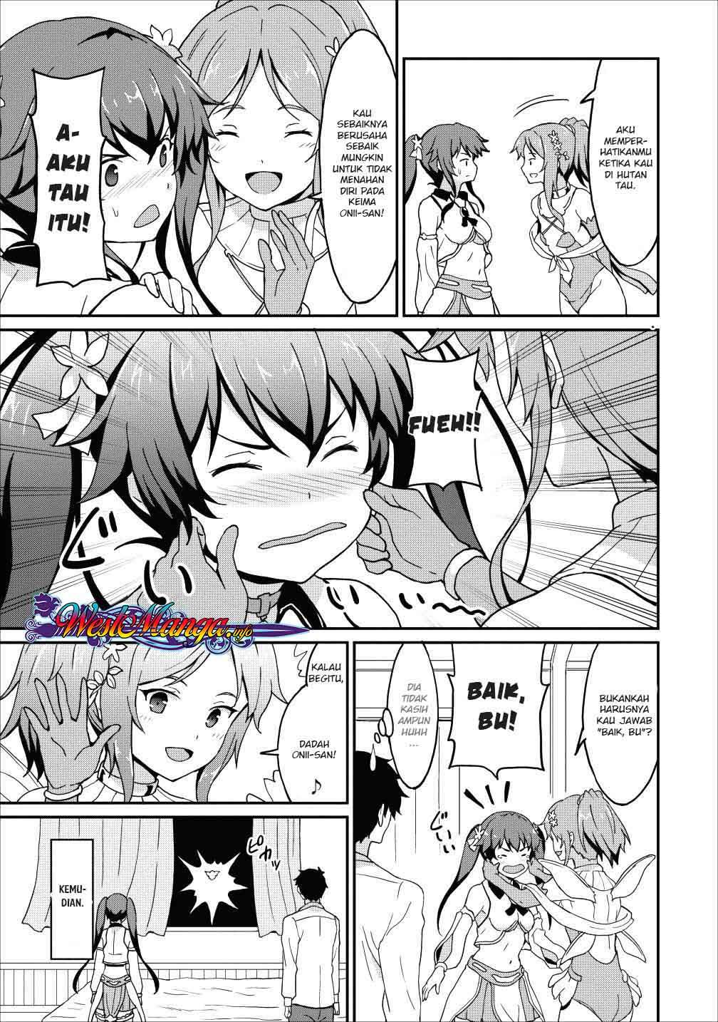 Taberu dake de Level-Up! Damegami to Issho ni Isekai Musou Chapter 09.2 Gambar 9