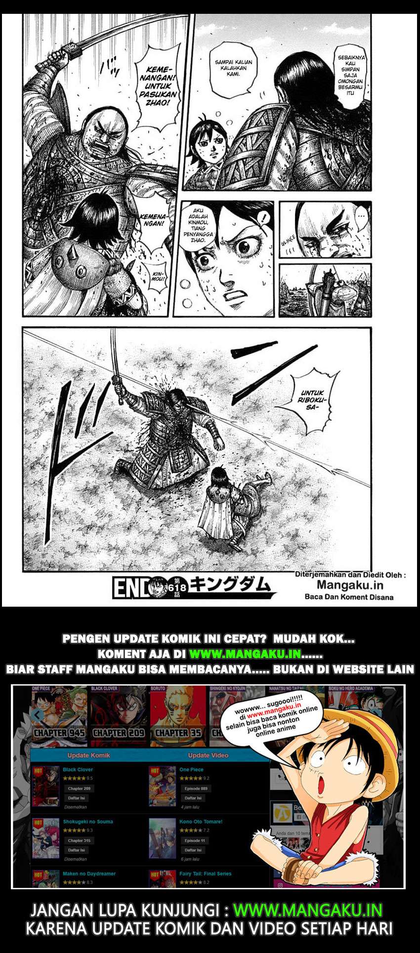 Kingdom Chapter 618 Gambar 21