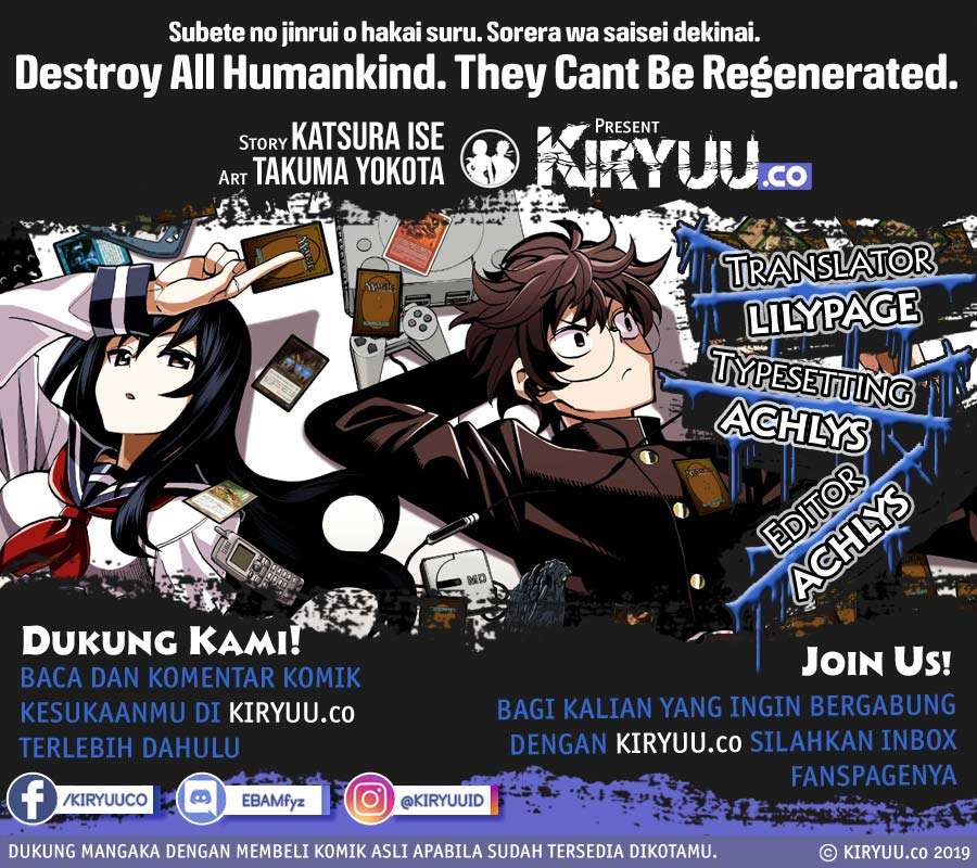 Baca Komik Destroy All Humankind. They Can’t Be Regenerated Chapter 08 Gambar 1