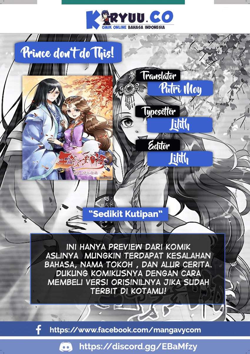 Baca Komik Prince Don’t do This Chapter 24 Gambar 1