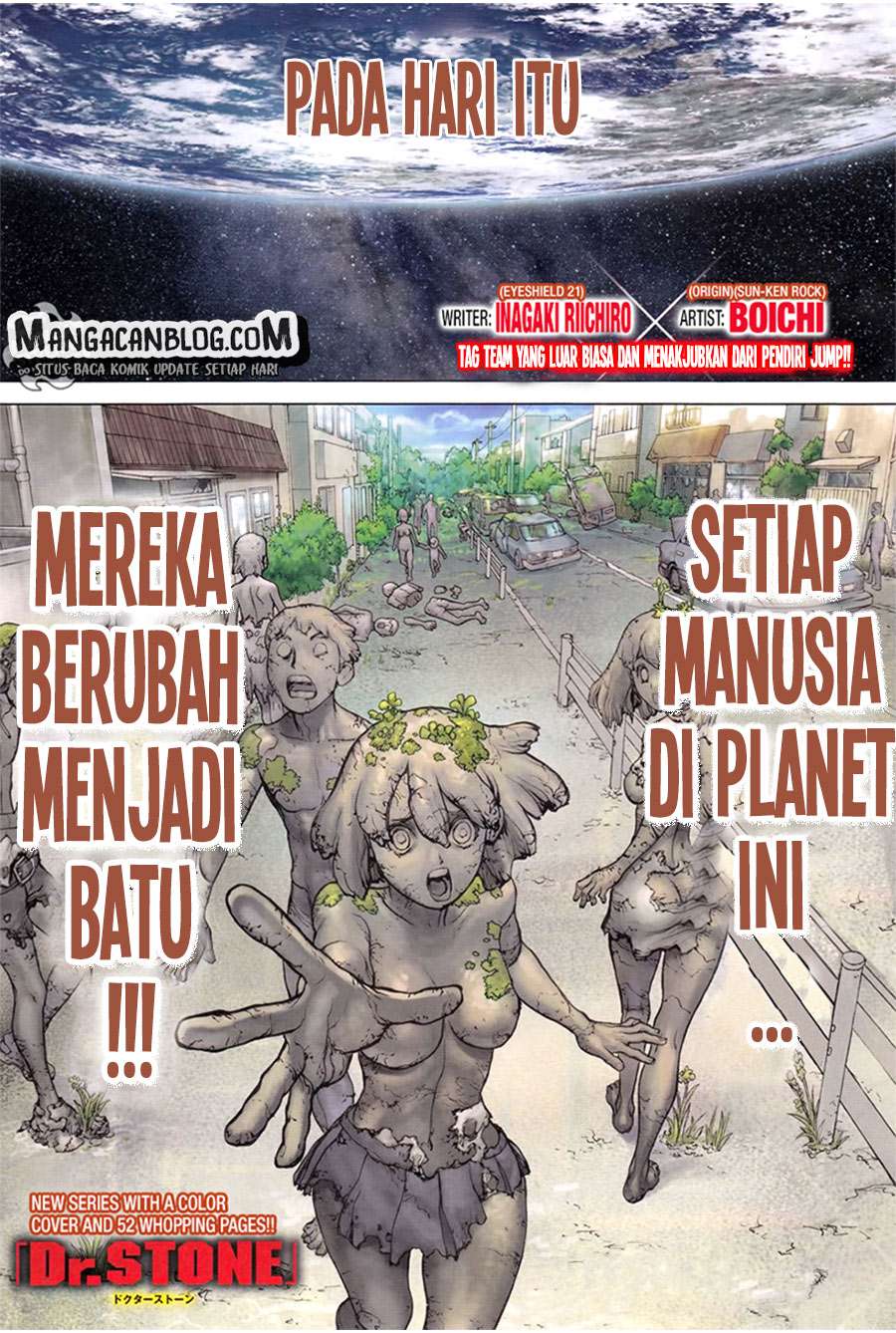 Baca Komik Dr. Stone Chapter 01 Gambar 1