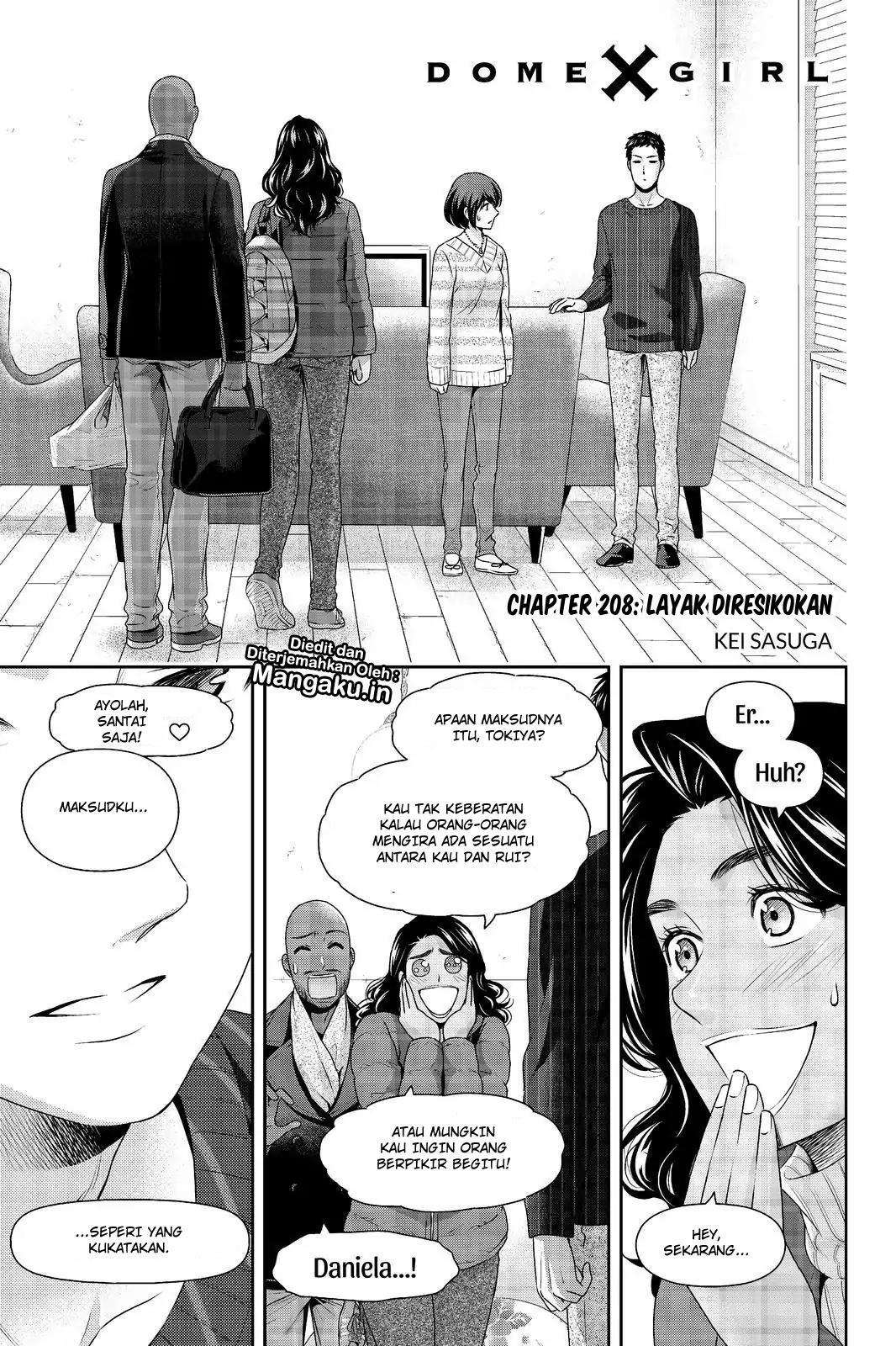 Baca Manga Domestic na Kanojo Chapter 208 Gambar 2