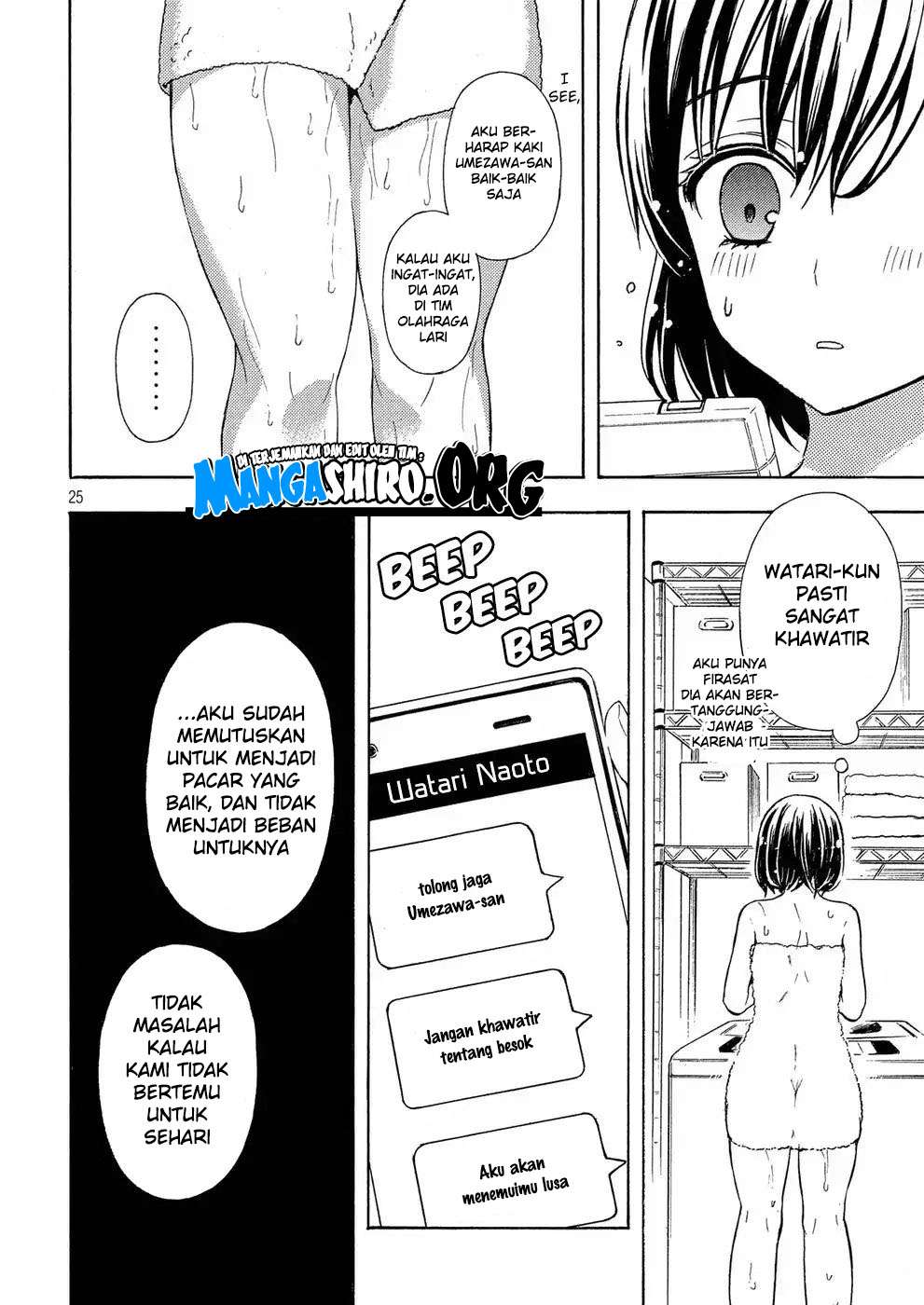 Watari-kun no xx ga Houkai Sunzen Chapter 38 Gambar 26