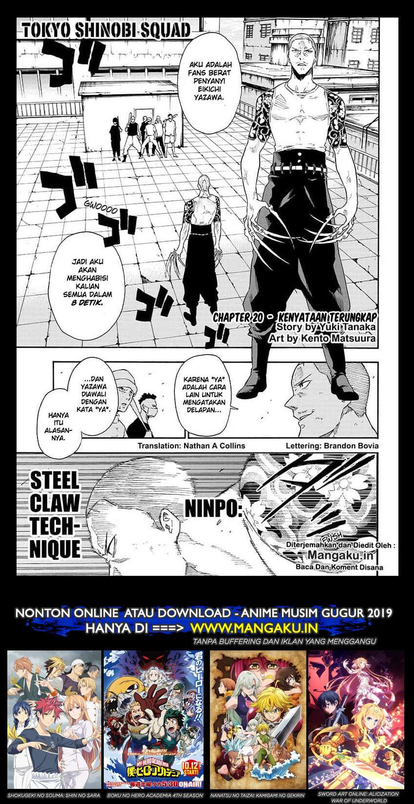 Baca Manga Tokyo Shinobi Squad Chapter 20 Gambar 2