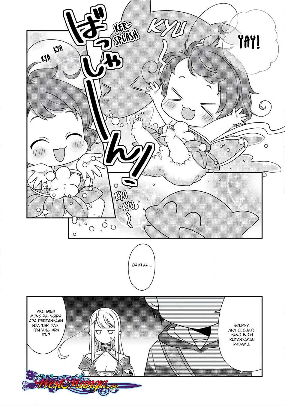 Seirei-tachi no Rakuen to Risou no Isekai Seikatsu Chapter 09 Gambar 7