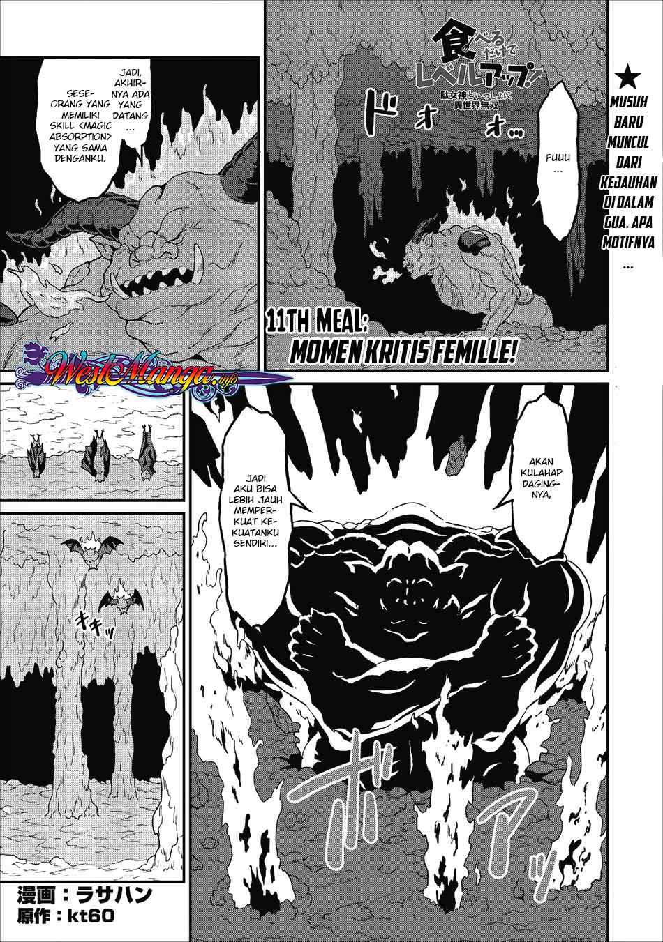 Baca Manga Taberu dake de Level-Up! Damegami to Issho ni Isekai Musou Chapter 11 Gambar 2