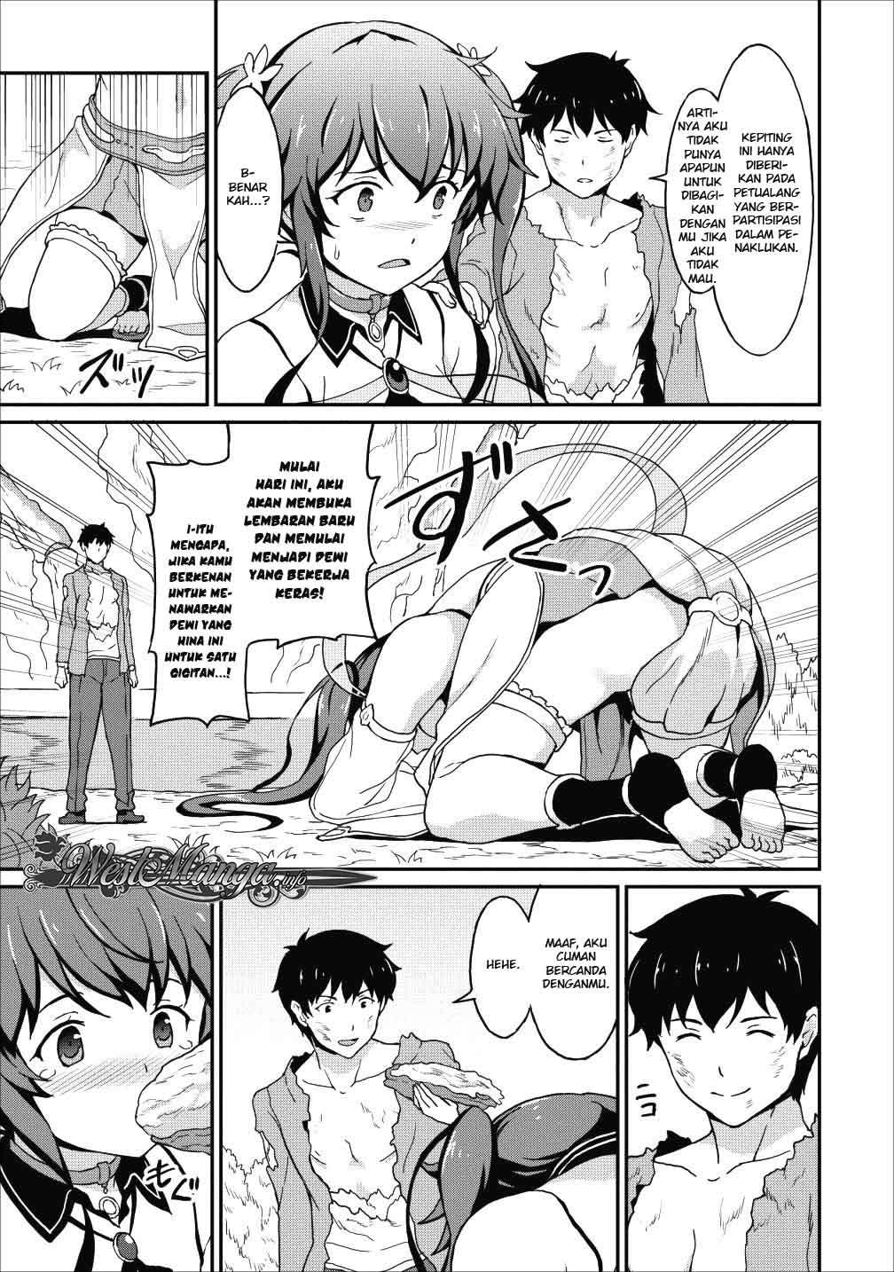 Taberu dake de Level-Up! Damegami to Issho ni Isekai Musou Chapter 09.1 Gambar 10