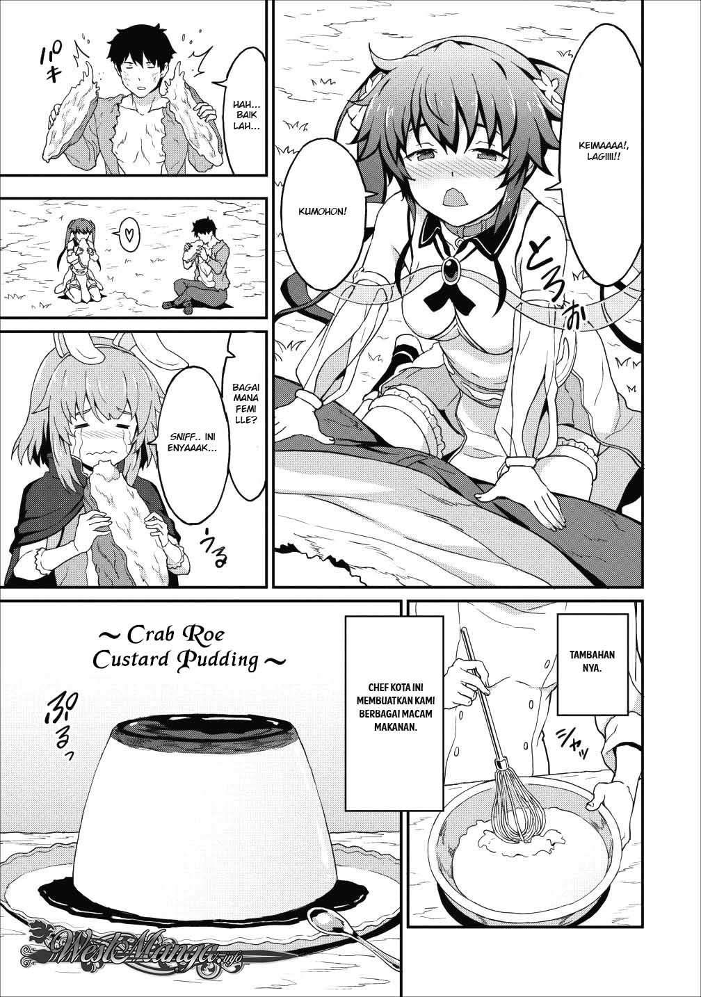 Taberu dake de Level-Up! Damegami to Issho ni Isekai Musou Chapter 09.1 Gambar 12