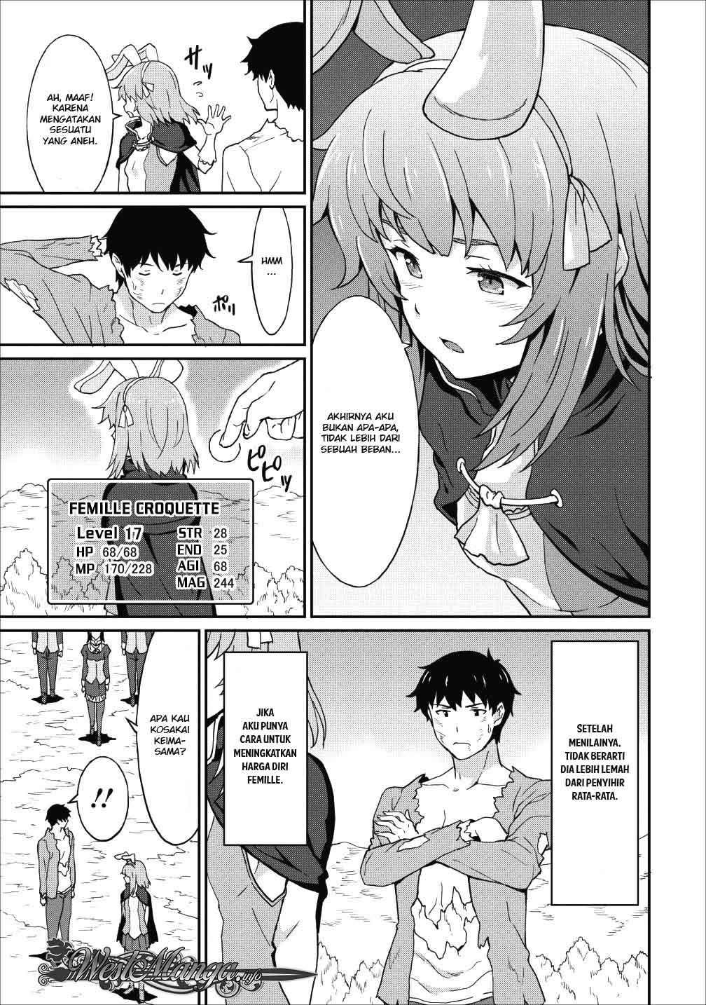 Taberu dake de Level-Up! Damegami to Issho ni Isekai Musou Chapter 09.1 Gambar 14