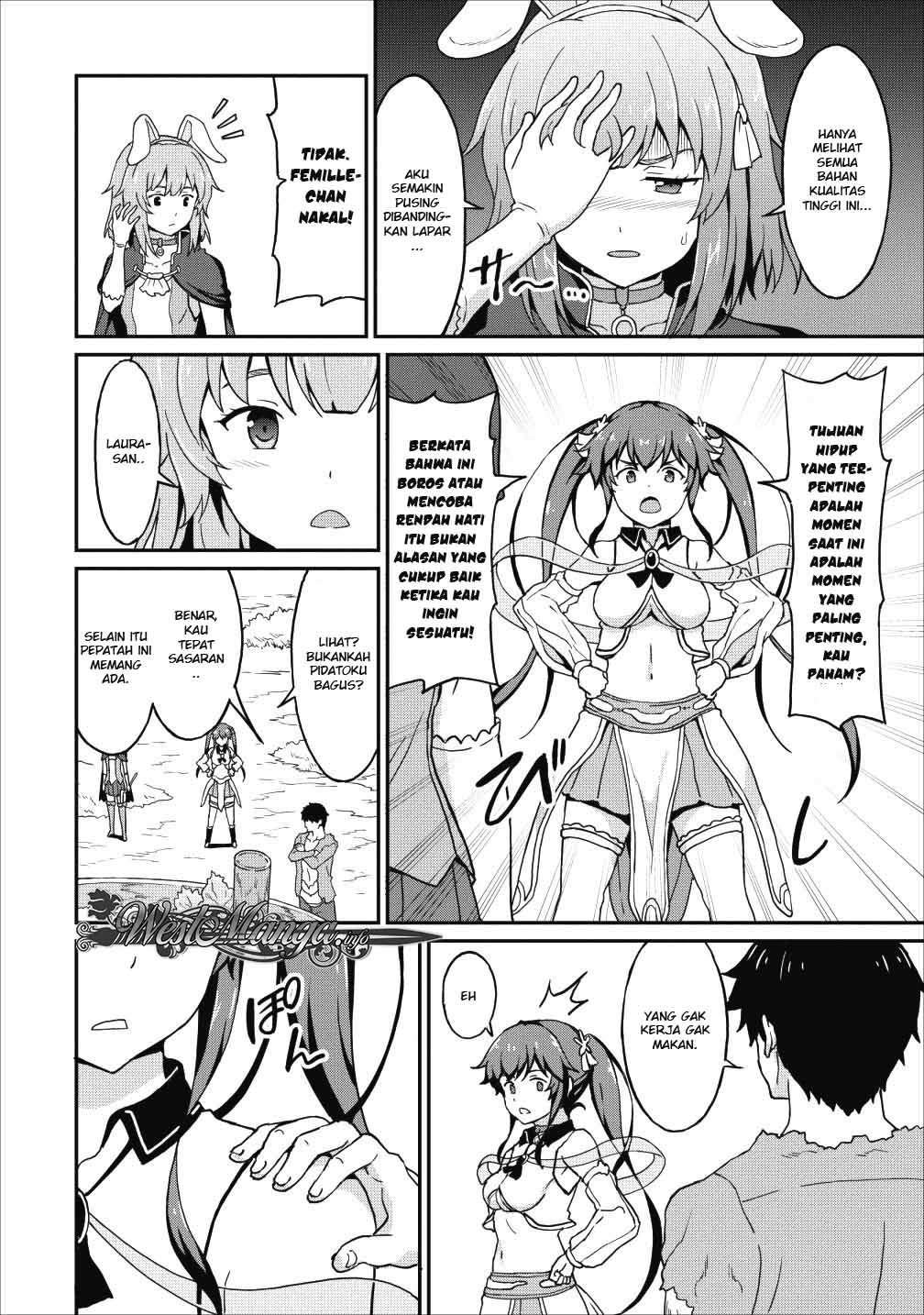Taberu dake de Level-Up! Damegami to Issho ni Isekai Musou Chapter 09.1 Gambar 9