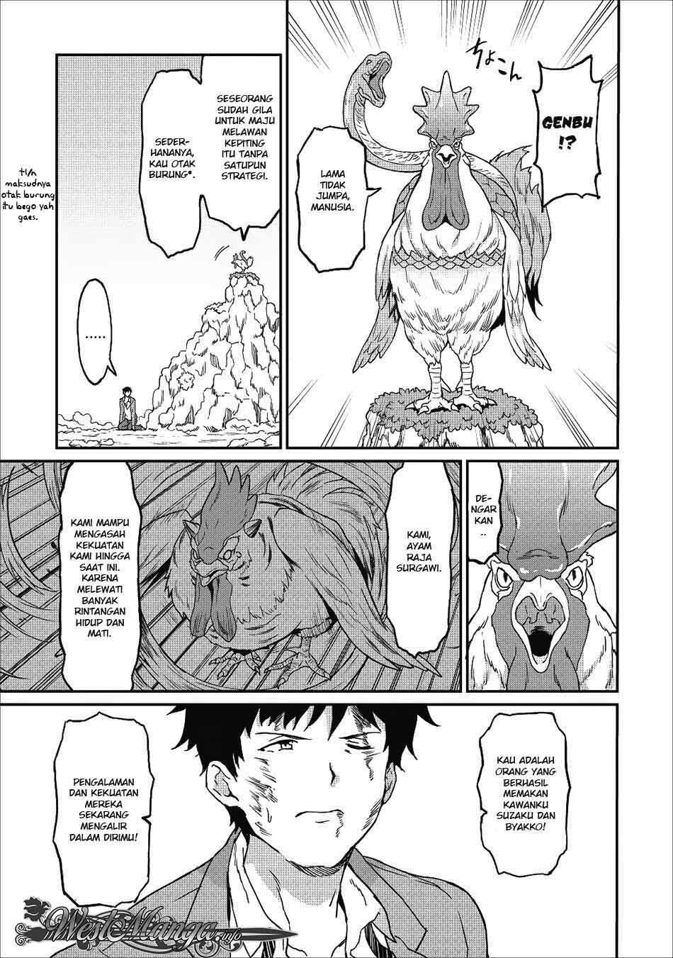 Taberu dake de Level-Up! Damegami to Issho ni Isekai Musou Chapter 08 Gambar 29