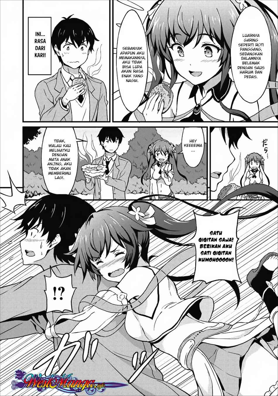 Taberu dake de Level-Up! Damegami to Issho ni Isekai Musou Chapter 06 Gambar 10