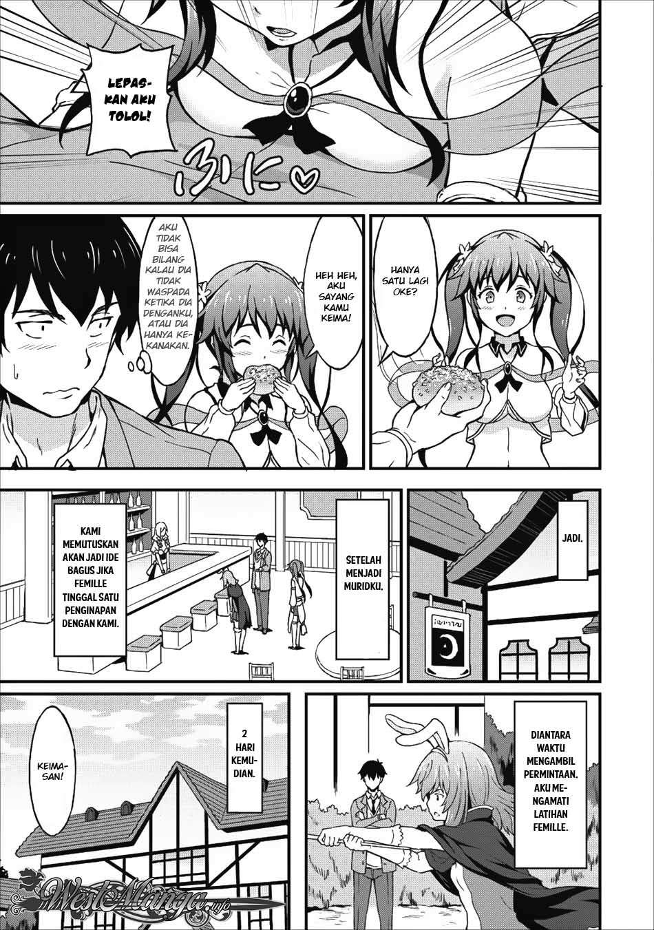 Taberu dake de Level-Up! Damegami to Issho ni Isekai Musou Chapter 06 Gambar 11