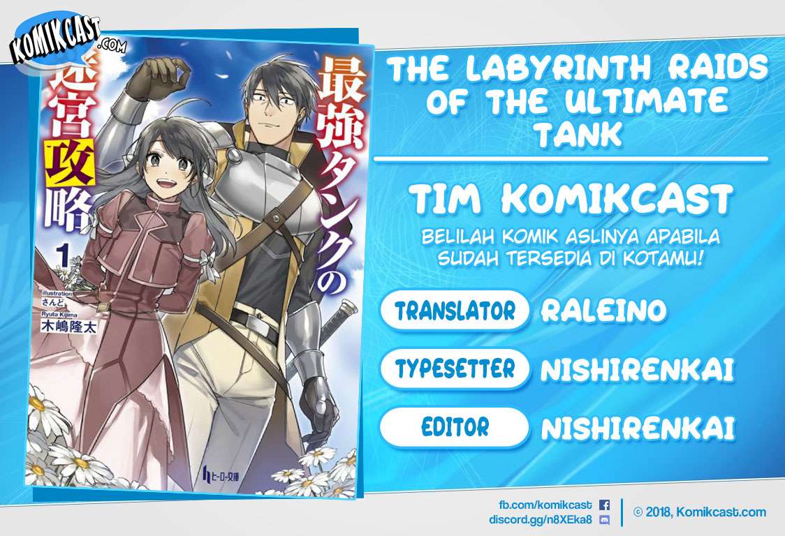 Baca Komik The Labyrinth Raids of the Ultimate Tank ~The Tank Possessing a Rare 9,999 Endurance Skill was Expelled from the Hero Party~ Chapter 04.3 Gambar 1
