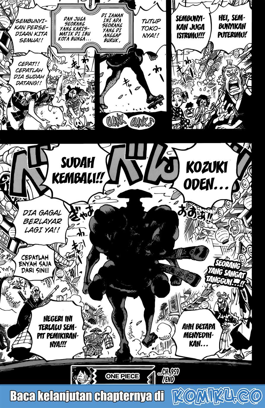 One Piece Chapter 959 Gambar 18