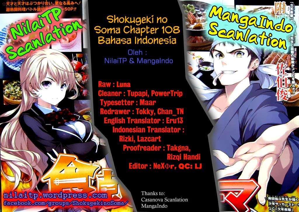 Baca Komik Shokugeki no Souma Chapter 108 Gambar 1