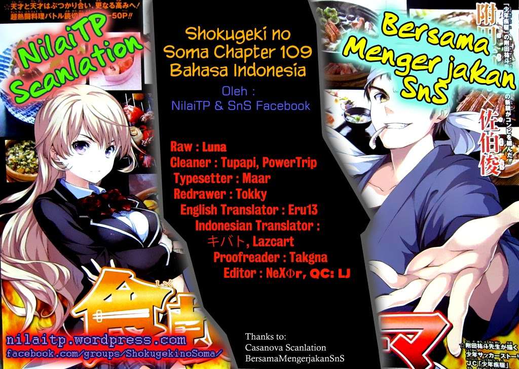 Baca Komik Shokugeki no Souma Chapter 109 Gambar 1
