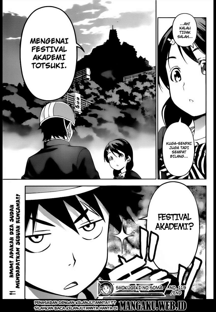 Shokugeki no Souma Chapter 119 Gambar 19