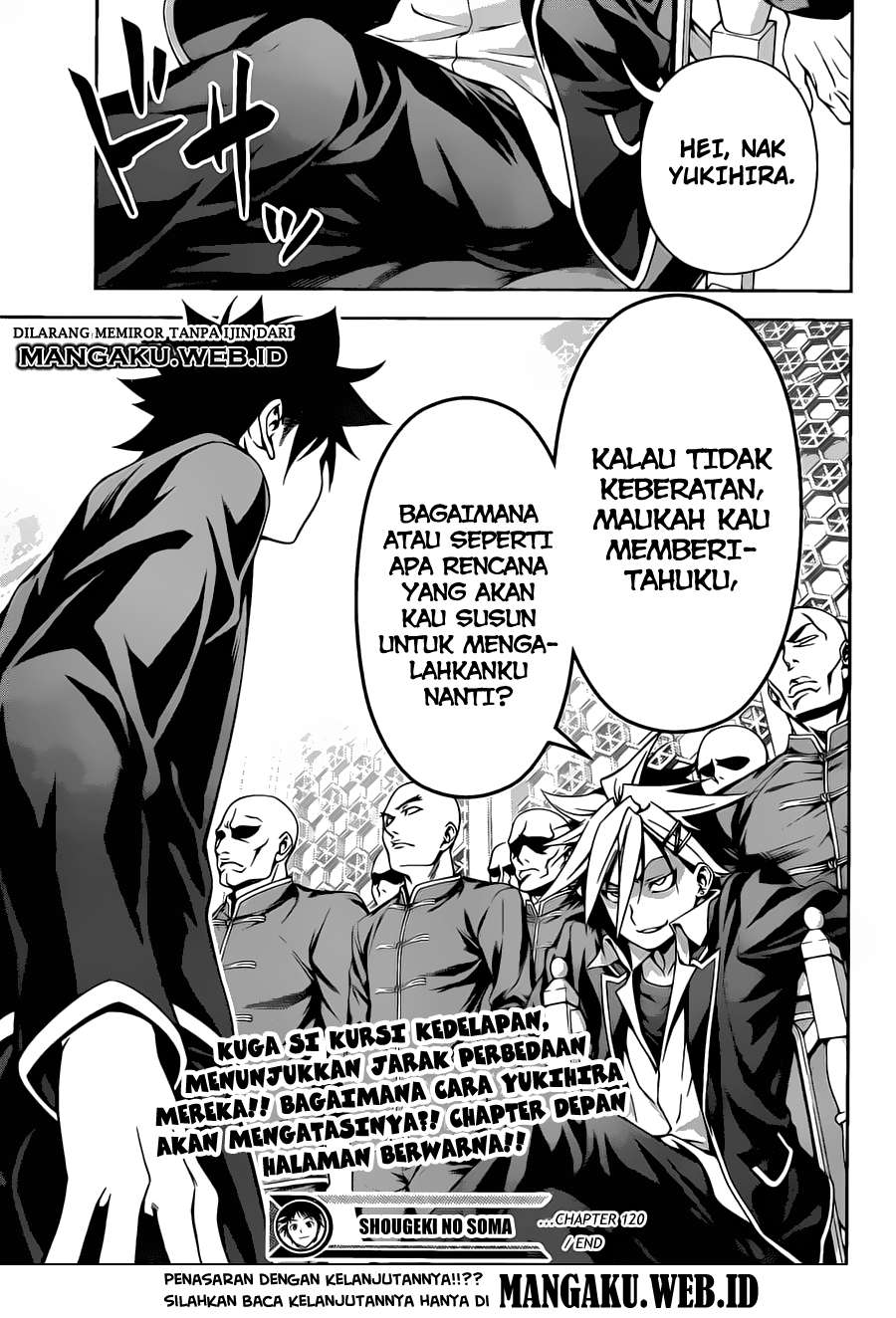 Shokugeki no Souma Chapter 120 Gambar 19