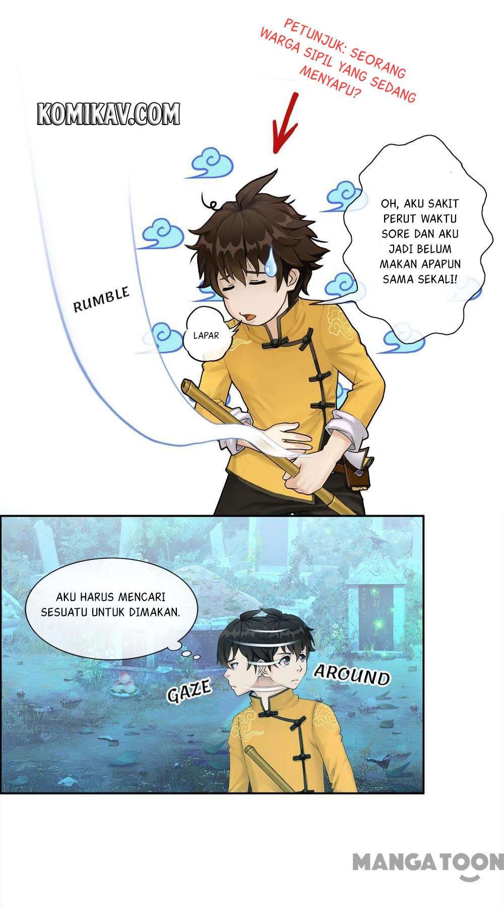 Baca Manhua The Legend Of The demon God Chapter 02 Gambar 2