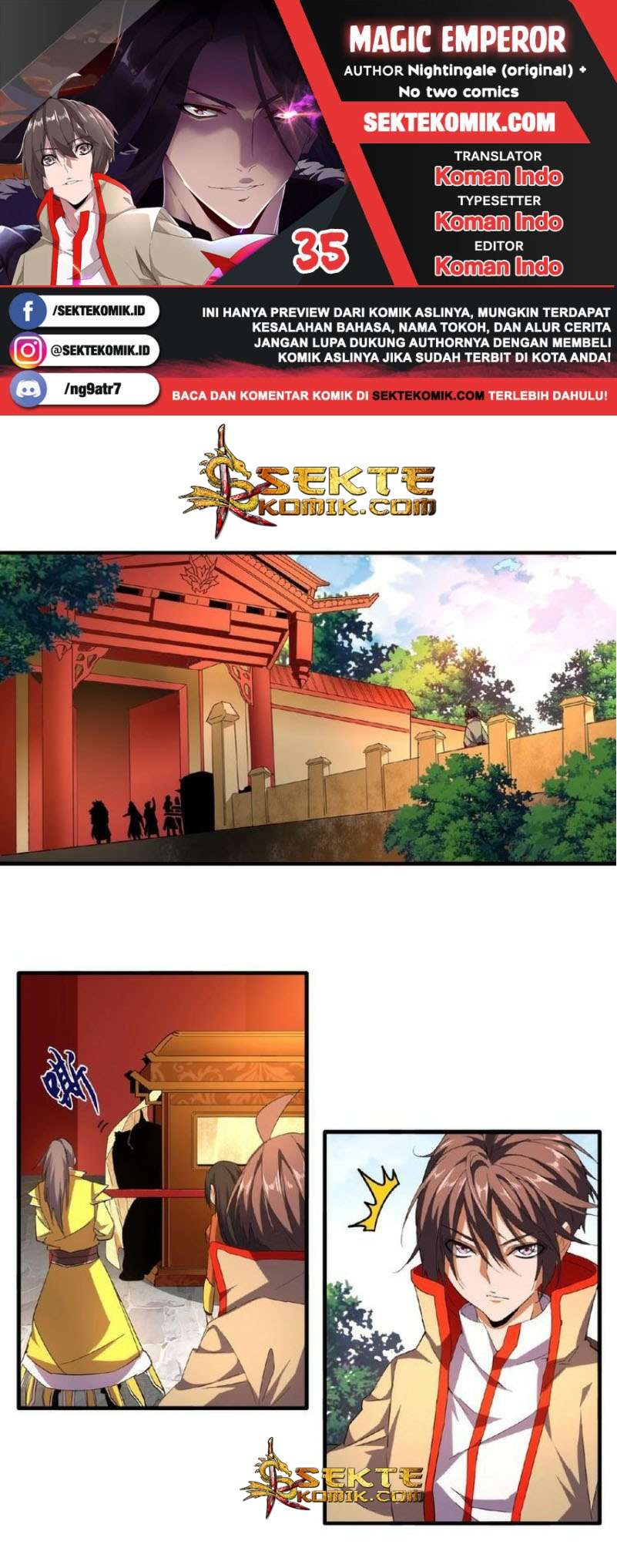 Baca Komik Magic Emperor Chapter 35 Gambar 1