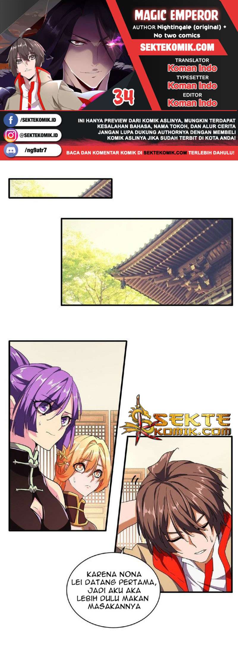 Baca Komik Magic Emperor Chapter 34 Gambar 1