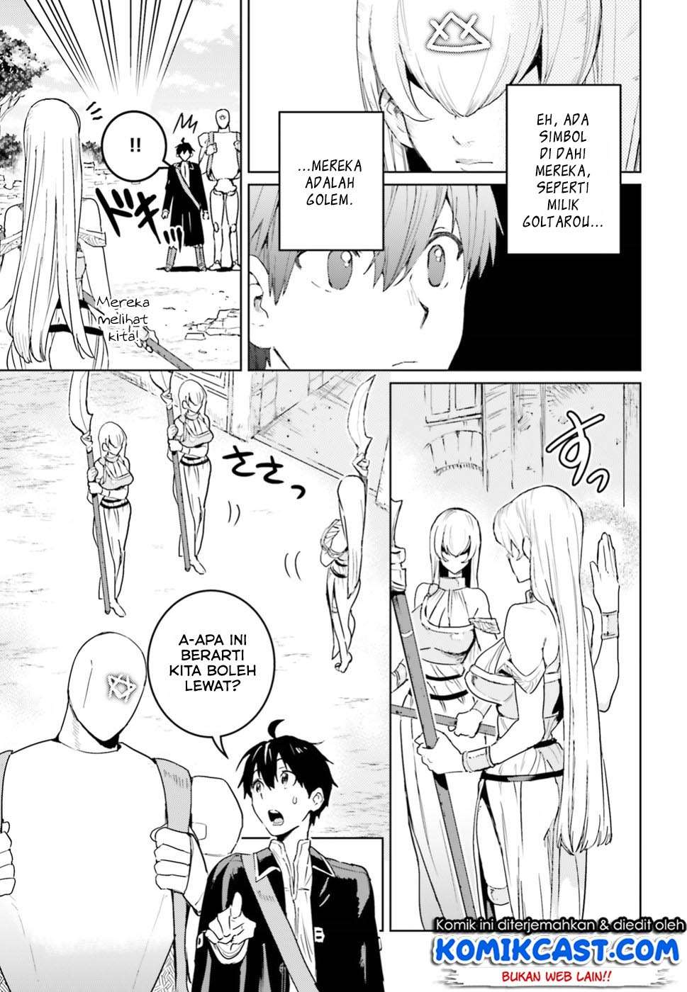 The Sorcerer King of Destruction and the Golem of the Barbarian Queen Chapter 6 Gambar 9