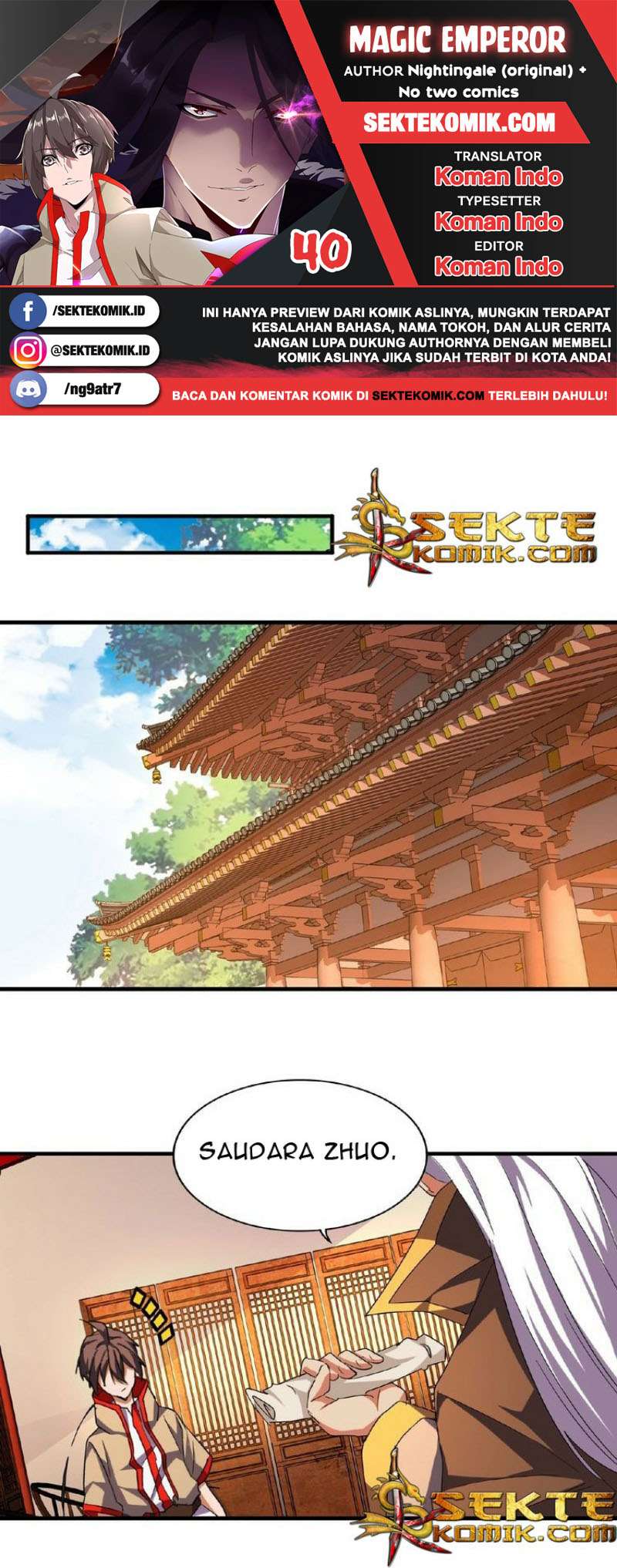 Baca Komik Magic Emperor Chapter 40 Gambar 1