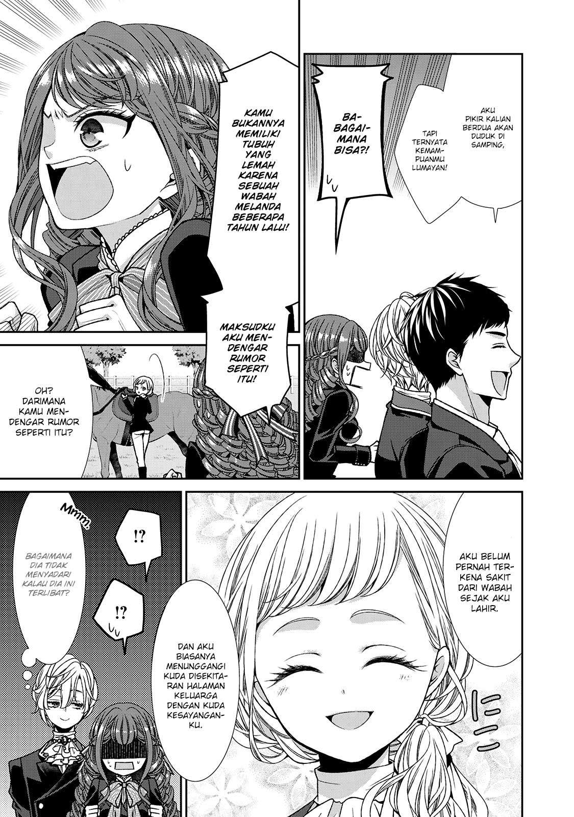 Jishou Akuyaku Reijou na Konyakusha no Kansatsu Kiroku Chapter 08 Gambar 13