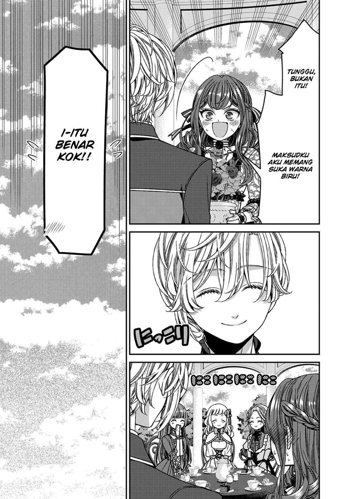 Jishou Akuyaku Reijou na Konyakusha no Kansatsu Kiroku Chapter 06 Gambar 27