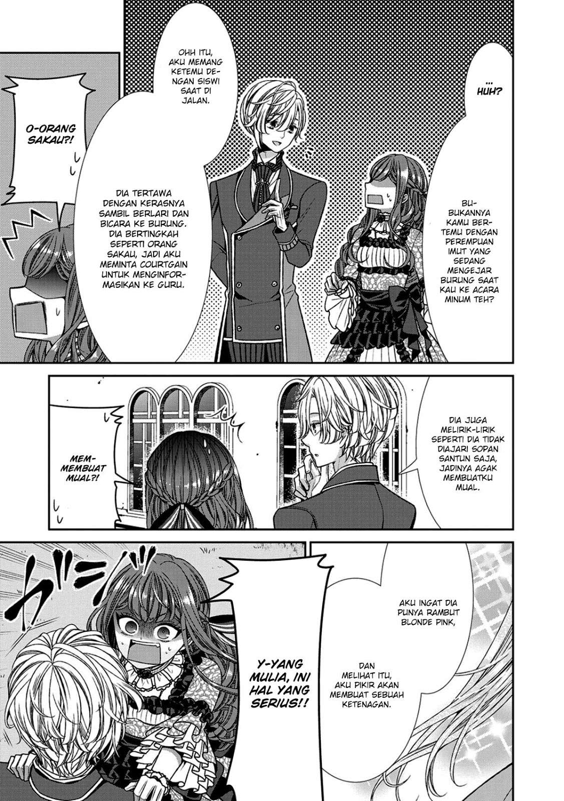 Jishou Akuyaku Reijou na Konyakusha no Kansatsu Kiroku Chapter 06 Gambar 29